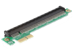 Delock Riser Card PCI Express x1 > x16 - Kort för stigare