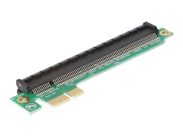 Delock Riser Card PCI Express x1 > x16 - Kort för stigare