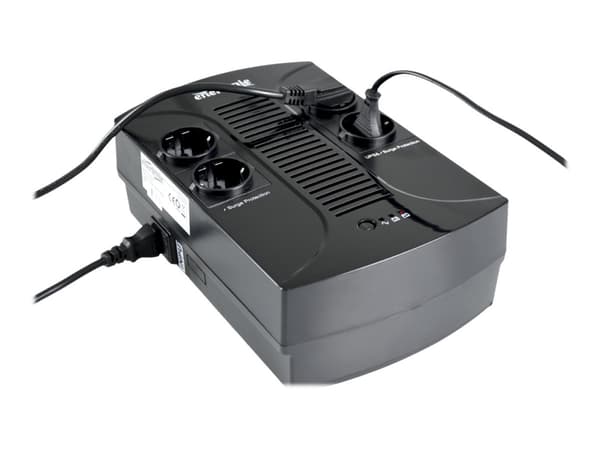 Gembird EnerGenie EG-UPS-001 - UPS - AC 220 V - 390 watt - 650 VA - 7 Ah - utgangskontakter: 4