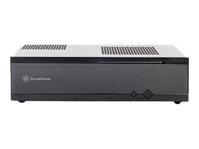 SilverStone MILO ML05 - SFF - mini ITX - ingen strömförsörjning (SFX12V) - svart - USB/ljud Svart