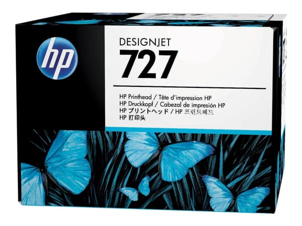 HP 727 - Matt svart, fotosort, cyan, magenta, gul, grå - skriverhode - for DesignJet T1500, T1530, T2500, T2530, T920, T930