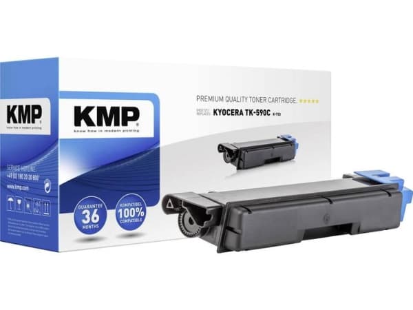 KMP K-T53 - Cyan - kompatibel - tonerkassett - for Kyocera FS-C2026, FS-C2126; ECOSYS M6023, M6026, M6526, P6026; FS-C5250