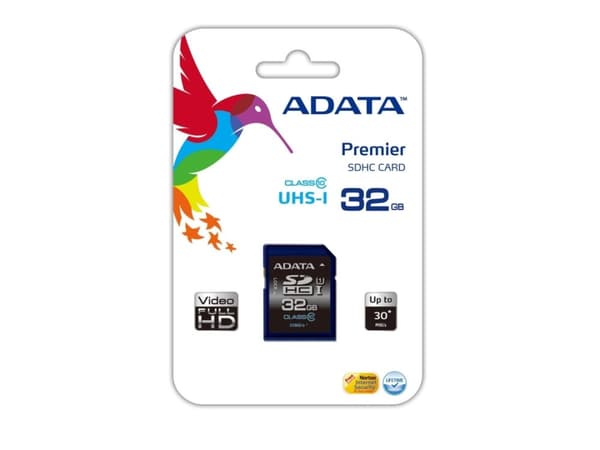 ADATA Premier - Flashminnekort - 32 GB - UHS Class 1 / Class10 - SDHC UHS-I