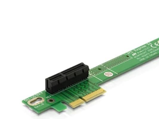 Delock Riser Card PCI Express x4 Angled 90° Left insertion - Stigekort