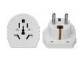 Miniatyrbilde 3 av 5: MicroConnect SKROSS - Strømkoblingsadapter - hvit - Europa