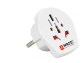 MicroConnect SKROSS - Strømkoblingsadapter - hvit - Europa