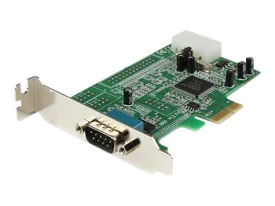 StarTech.com PCI Express RS232 seriell kortadapter med 1 port - PCIe RS232 seriellt värdkontrollerkort - PCIe till seriell DB9 - 16550 UART - Expansi