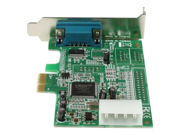 StarTech.com PCI Express RS232 seriell kortadapter med 1 port - PCIe RS232 seriellt värdkontrollerkort - PCIe till seriell DB9 - 16550 UART - Expansi Grön