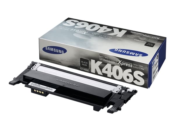 Samsung CLT-K406S - Svart - original - tonerpatron - for CLP-360, 365, 368; CLX-3300, 3305, 3306; Xpress C460, C467