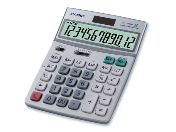 Bordregner Casio DF-120 ECO