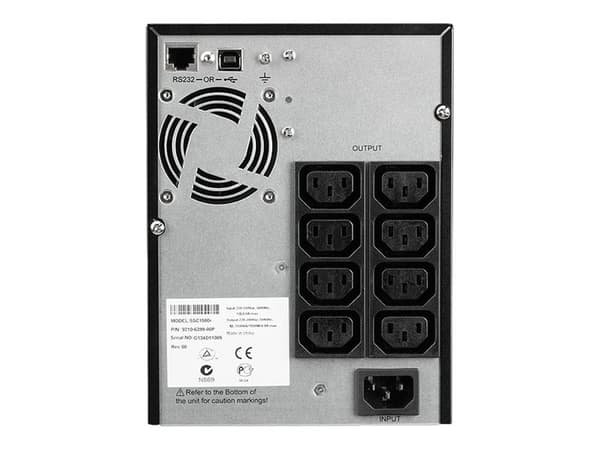 Eaton 5SC 1500i - UPS - AC 230 V - 1050 Watt - 1500 VA - RS-232, USB - lähtöliitännät: 8 - musta