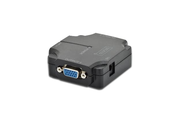 DIGITUS DS-41120-1 - Linjedelare för video - 2 x VGA - skrivbordsmodell