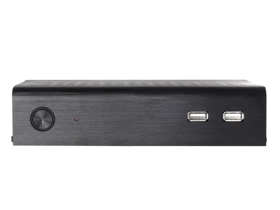SilverStone Petit PT13 - USFF - mini-ITX - ingen strømforsyning - svart - USB