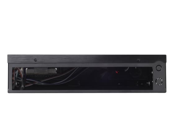 SilverStone Petit PT13 - USFF - mini-ITX - ingen strømforsyning - svart - USB