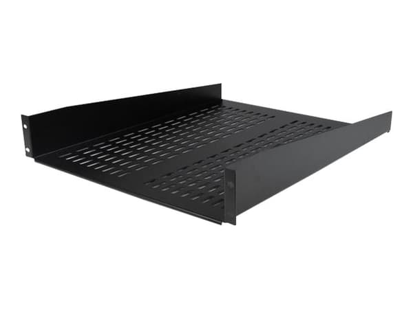 StarTech.com 1U Server Rack Shelf, 2U 22in Universal Fixed Vented Network Rack Shelf/Cantilever Tray for 19" AV/Data/Network Equipment Enclosure w/Ca