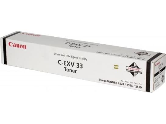 Canon C-EXV 33 - Svart - original - tonerpatron - for imageRUNNER 2520, 2520i, 2525, 2525i, 2530, 2530i