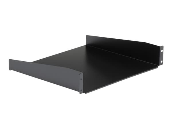 StarTech.com 2U Fixed Server Rack Mount Shelf, 16in Deep Steel Universal Cantilever Tray for 19" AV/Data/Network Equipment Rack with Cage Nuts & Scre
