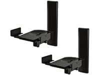 B-Tech BT77, Væg, 25 kg, Sort, -10 - 10°, 360°, 260,4 mm, 1-pair