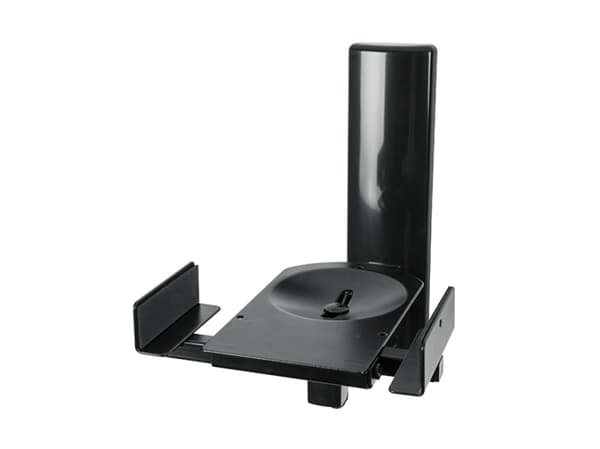 B-Tech BT77, Væg, 25 kg, Sort, -10 - 10°, 360°, 260,4 mm, 1-pair