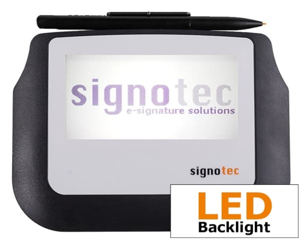 signotec Pad Sigma Signature Pad with Backlight - Signaturterminal m/ LCD display - 9.5 x 4.7 cm - kablet - USB