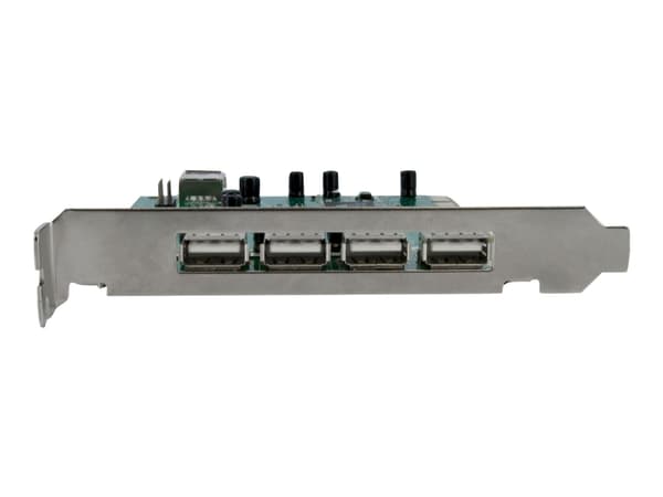 StarTech.com 7 Port PCI USB Card Adapter - PCI to USB 2.0 Controller Adapter Card - Full Profile Expansion Card (PCIUSB7) - USB-adapter - PCI - USB,