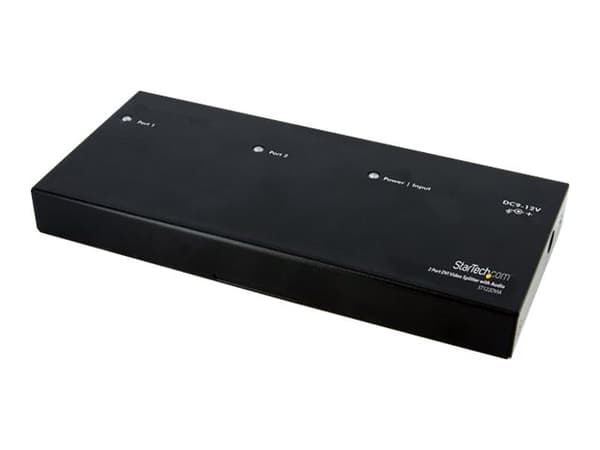 StarTech.com 2 Port DVI Video Splitter with Audio - DVI Splitter with Audio - 2 Port DVI Splitter - DVI Video Splitter (ST122DVIA) - Video/audiosplit
