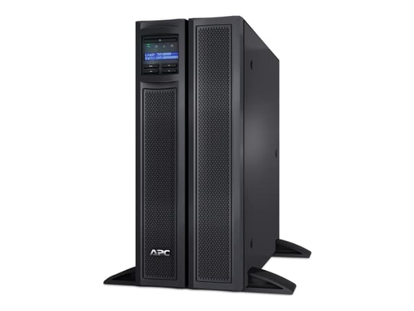 APC Smart-UPS X 3000 Rack/Tower LCD - UPS (rackmonterbar/ekstern) - AC 230 V - 2700 watt - 3000 VA - Ethernet 10/100, RS-232, USB - utgangskontakter: