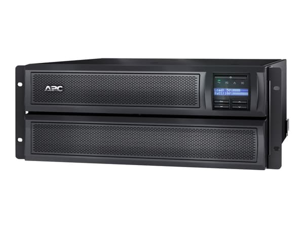 APC Smart-UPS X 3000 Rack/Tower LCD - UPS (rackmonterbar/ekstern) - AC 230 V - 2700 watt - 3000 VA - Ethernet 10/100, RS-232, USB - utgangskontakter: