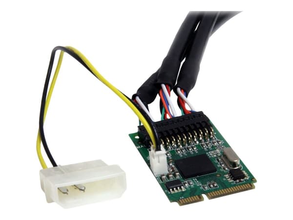 StarTech.com 3 Port 2b 1a 1394 Mini PCI Express FireWire Card Adapter - FireWire adapter - PCIe Mini Card - FireWire 800 - 2 ports + 1 x FireWire - M