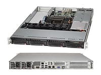 Supermicro SC815 TQ-R700WB - Rackmonterbar - 1U - utvidet ATX (E-ATX) - SATA/SAS - hot-swap 700 watt - svart