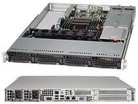 Supermicro SC815 TQ-R700WB - Rackmonterbar - 1U - utvidet ATX (E-ATX) - SATA/SAS - hot-swap 700 watt - svart