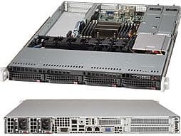 Supermicro SC815 TQ-R700WB - Rackmonterbar - 1U - utvidet ATX (E-ATX) - SATA/SAS - hot-swap 700 watt - svart