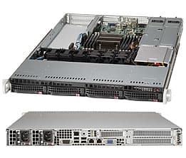 Supermicro SC815 TQ-R700WB - Rackmonterbar - 1U - utvidet ATX (E-ATX) - SATA/SAS - hot-swap 700 watt - svart