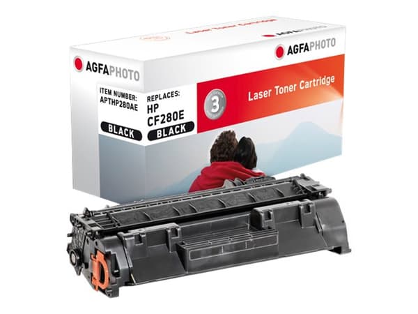 AgfaPhoto - Svart - kompatibel - tonerpatron (alternativ for: HP 80A, HP CF280A) - for HP LaserJet Pro 400 M401, MFP M425