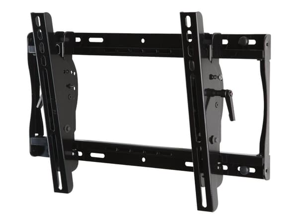 Peerless PARAMOUNT Universal Tilt Wall Mount PT640 - Monteringssett (festeanordninger, tippeveggplate) - for LCD-skjerm - smeltet epoksy - glanssvart