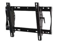 Peerless PARAMOUNT Universal Tilt Wall Mount PT640 - Monteringssett (festeanordninger, tippeveggplate) - for LCD-skjerm - smeltet epoksy - glanssvart Sort