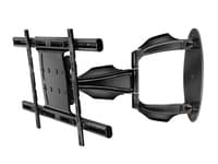 Peerless Universal Full-Motion Plus Wall Mount SA752PU - Monteringssett (veggmontering) - for flatpanel - smeltet epoksy - glanssvart - skjermstørrel