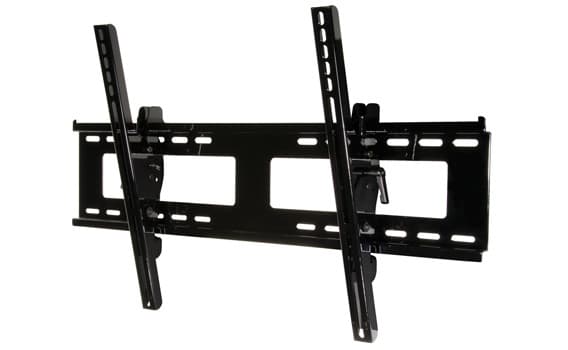 Peerless PARAMOUNT Universal Tilt Wall Mount PT650 - Monteringssett (veggplate, tippebrakett) - for flatpanel - kaldvalset stål - glanssvart - skjerm