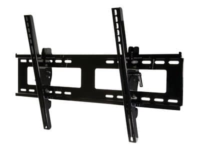 Peerless PARAMOUNT Universal Tilt Wall Mount PT650 - Monteringssett (veggplate, tippebrakett) - for flatpanel - kaldvalset stål - glanssvart - skjerm
