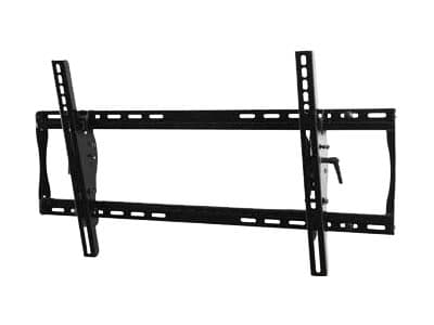 Peerless PARAMOUNT Universal Tilt Wall Mount PT650 - Monteringssett (veggplate, tippebrakett) - for flatpanel - kaldvalset stål - glanssvart - skjerm Sort