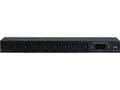 Miniatyrbilde 3 av 5: Inter-Tech PDU SW-1081 - Strømfordelerenhet (kan monteres i rack) - Ethernet 10/100 - inngang: IEC 60320 C14 - utgangskontakter: 8 (power IEC 60320 C