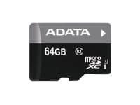 ADATA Premier - Flashminnekort (microSDXC til SD-adapter inkludert) - 64 GB - UHS Class 1 / Class10 - microSDXC UHS-I
