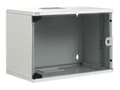 Miniatyrbild 1 av 5: DIGITUS Professional Compact Series DN-19 12-U-S-1 - Skåp - väggmontering - ljusgrå, RAL 7035 - 12U - 19"