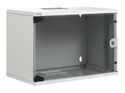 DIGITUS Professional Compact Series DN-19 12-U-S-1 - Skåp - väggmontering - ljusgrå, RAL 7035 - 12U - 19"