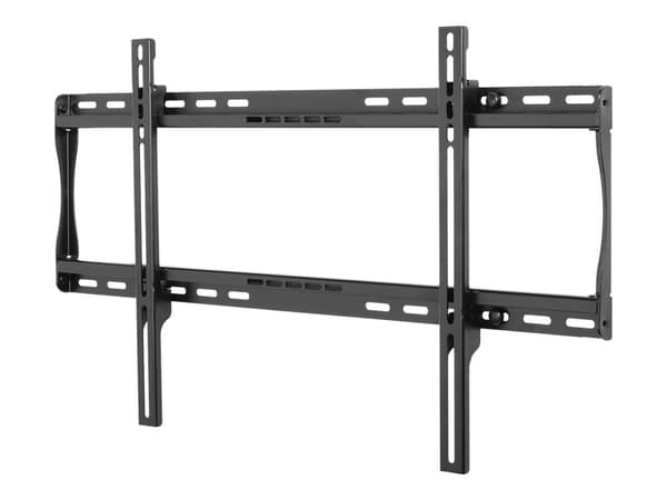 Peerless SmartMount Universal Flat Wall Mount SF650P - Monteringssett (veggplate, dyp brakett) - for flatpanel - herdet stål, smeltet epoksy - svart Sort