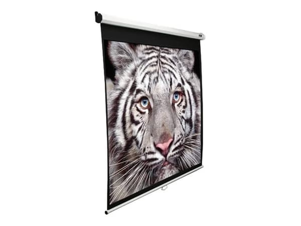 Elite Screens Manual Series M94NWX - Projeksjonsskjerm - takmonterbar, veggmonterbar - 94" (239 cm) - 16:10 - Matte White - hvit