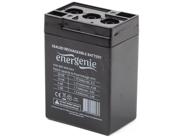 Gembird BAT-6V4.5AH - UPS-batteri - 1 x batteri - 4.5 Ah