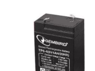 Gembird BAT-6V4.5AH - UPS-batteri - 1 x batteri - 4.5 Ah