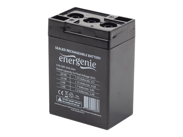 Gembird BAT-6V4.5AH - UPS-batteri - 1 x batteri - 4.5 Ah