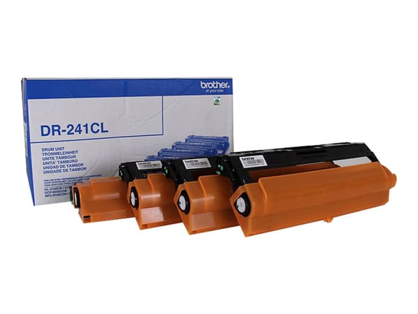 Brother DR241CL - Svart, gul, cyan, magenta - original - trommelsett - for Brother DCP-9015, 9020, 9022, HL-3140, 3150, 3152, 3170, 3172, MFC-9140, 9